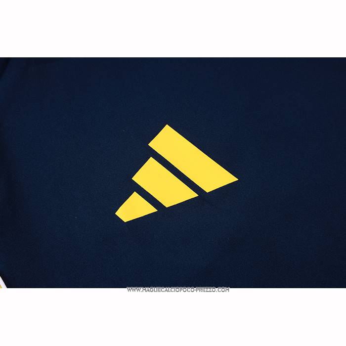 Tuta da Track Boca Juniors 25/26 Manica Corta Blu - Pantaloncini